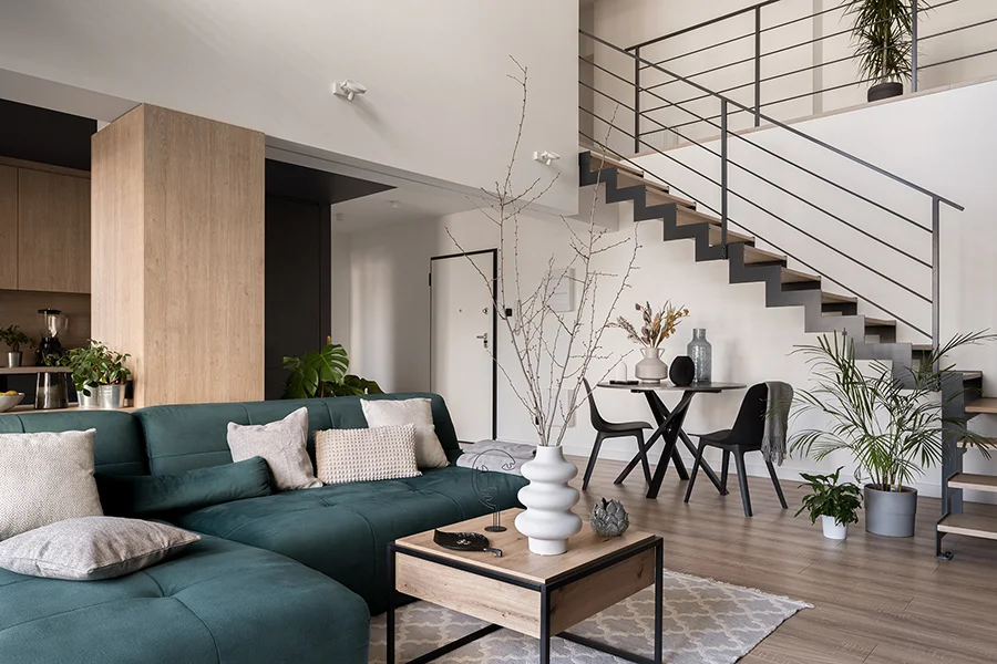 Intérieur d'une maison moderne